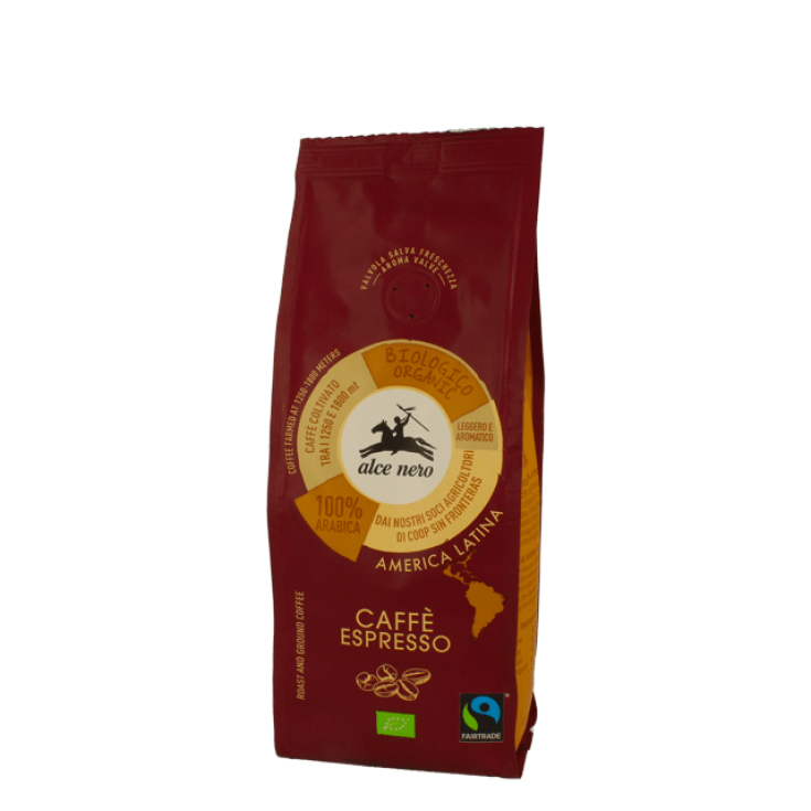 Café 100% Arábica Para Espresso Orgánico Alce Nero 250g