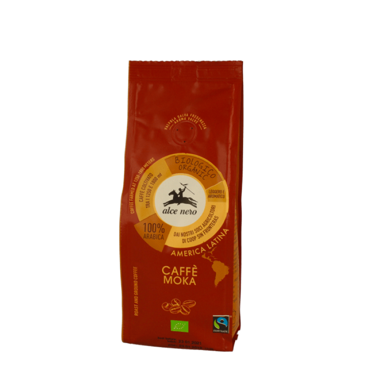 Café 100% Arábica Para Moka Alce Nero Orgánico 250g