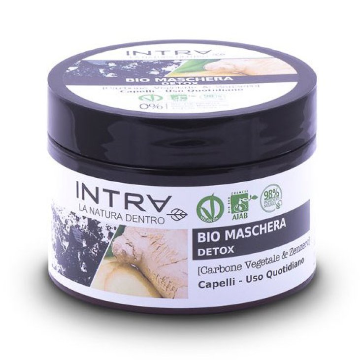 Mascarilla Detox Carbón Bio & Jengibre Intra 250ml