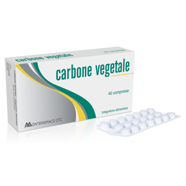 MONTEFARMACO Carbón Vegetal 40 Comprimidos