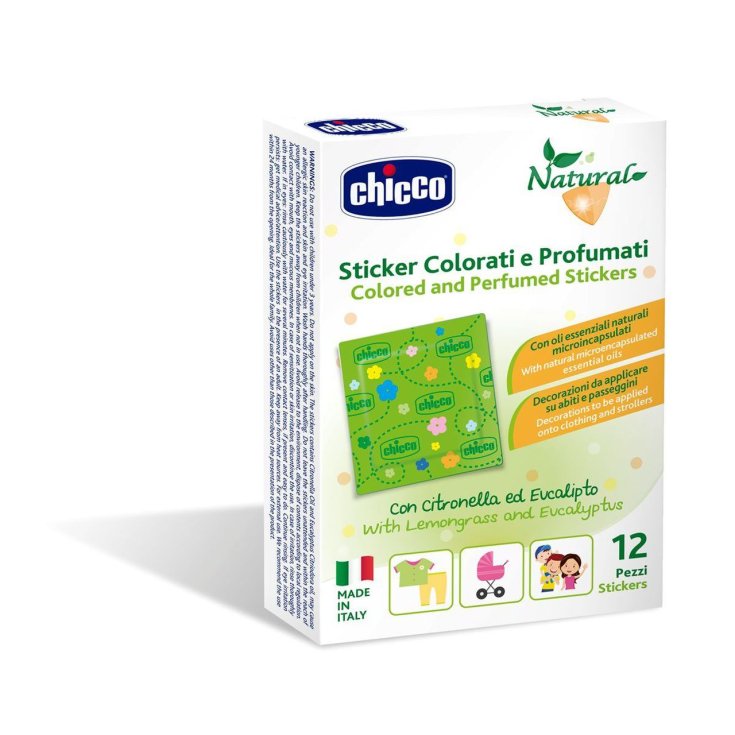 Chicco® Parches Antimosquitos Coloreados Y Perfumados 12 Piezas