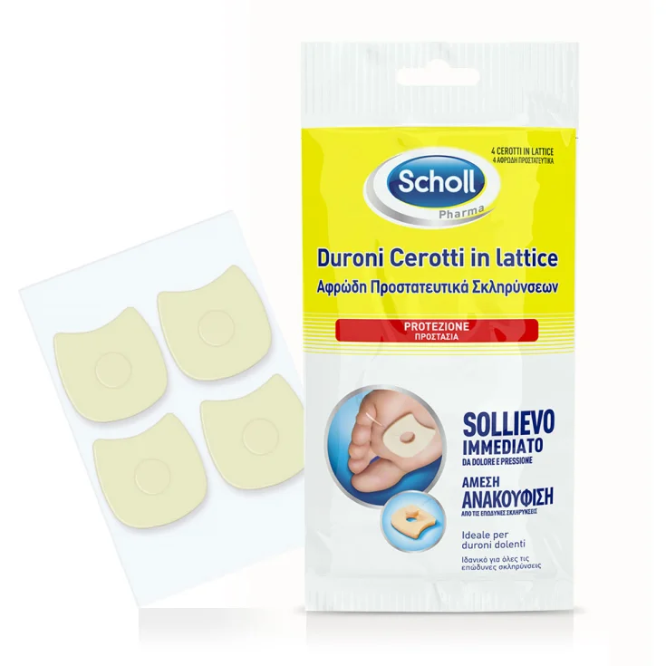 Parche Latex Proteccion Para Callos Scholl 4 Piezas