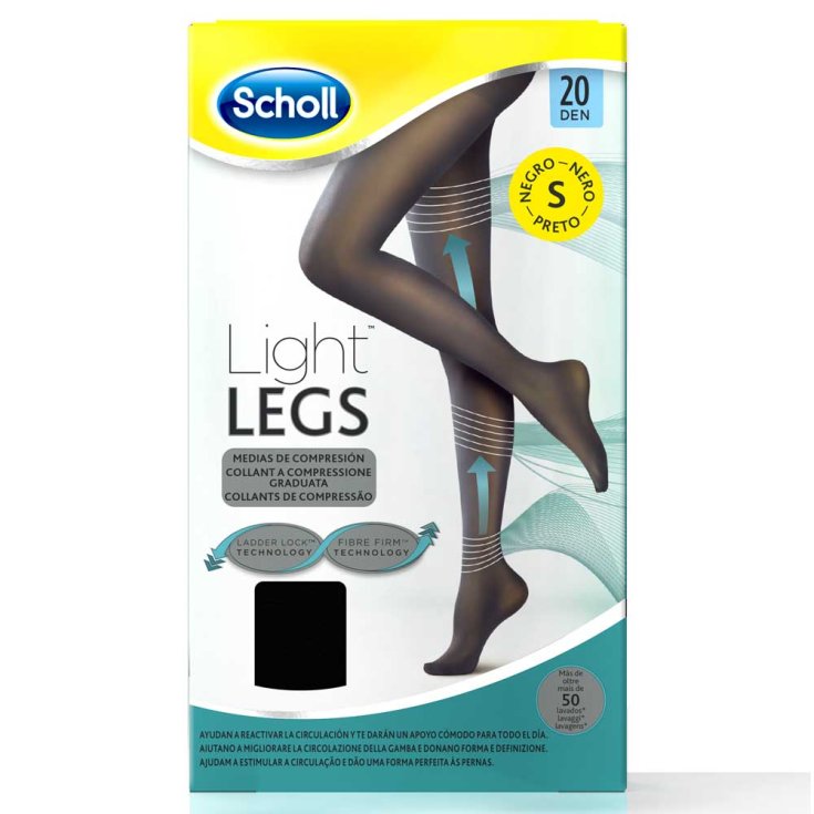 Scholl Mallas Compresivas 20 Den Talla S Negro