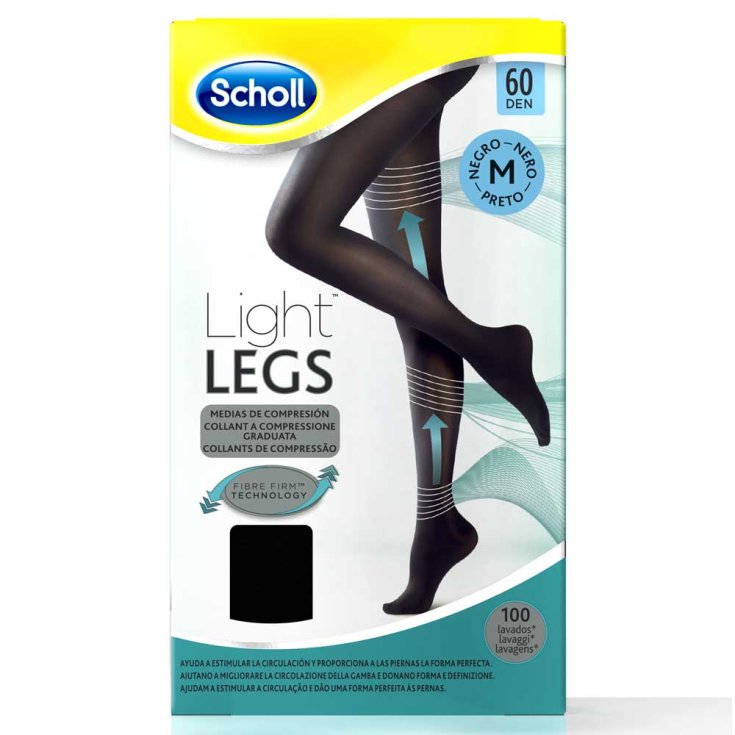 Scholl Mallas Compresivas 60 Den Talla M Negro