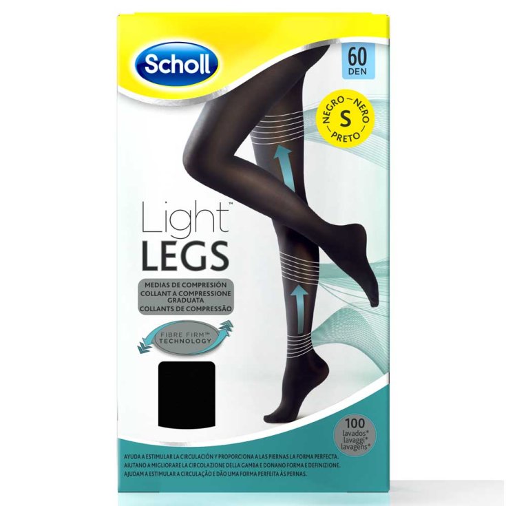 Scholl Mallas Compresivas 60 Den Talla S Negro