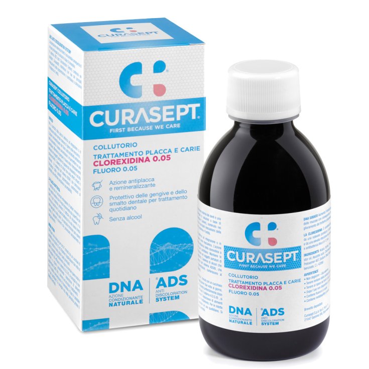 Colutorio - Clorhexidina 0,05 Con ADS + ADN Curasept® 200ml