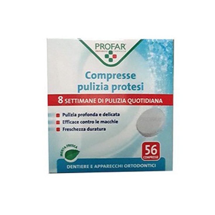 Profar® Prótesis Pastillas Limpiadoras 56 Piezas