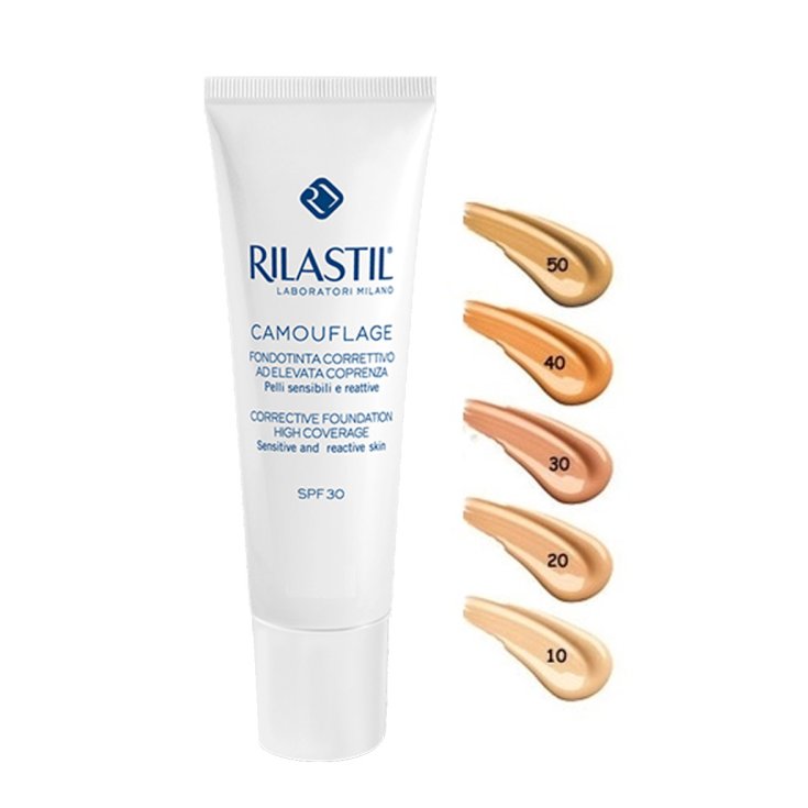 Cosmética Base Correctora Camouflage Alta Cobertura SPF30 30 Miel Rilastil® 30ml