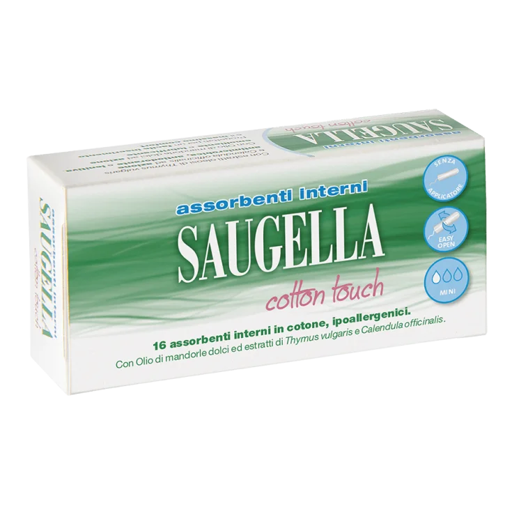 Absorbentes Internos Cotton Touch Mini Saugella 16 Piezas