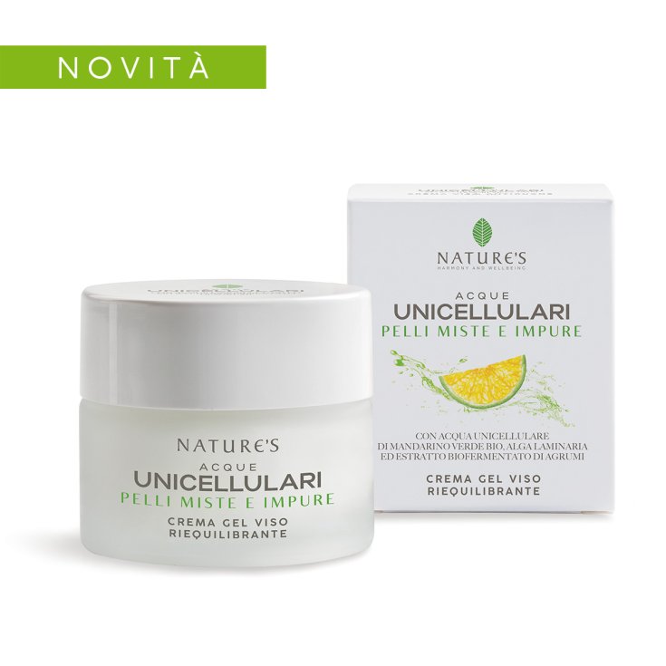 NATURE'S UNICELLULAR WATERS Gel Crema Reequilibrante Rostro 50ml