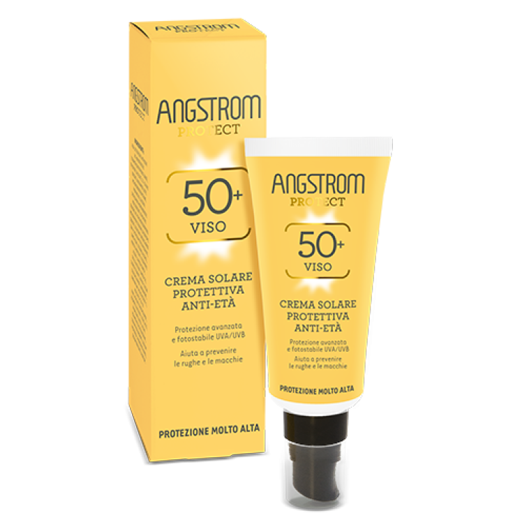 Angstrom Protect Crema Solar Facial Hidratante Y Antiedad SPF 50+, 40ml