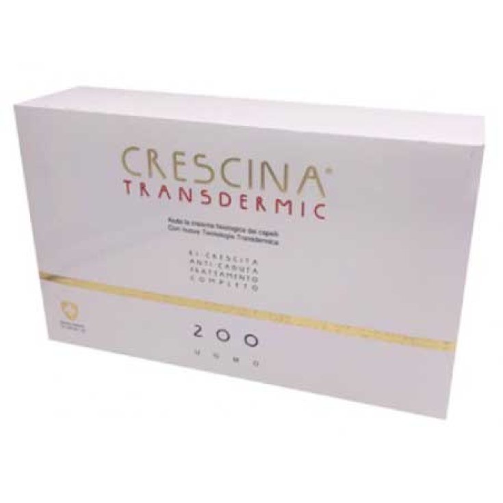 Crescina® Transdermic Tratamiento Completo Anticaída Y Recrecimiento 200 Man Labo 2x20 Ampollas