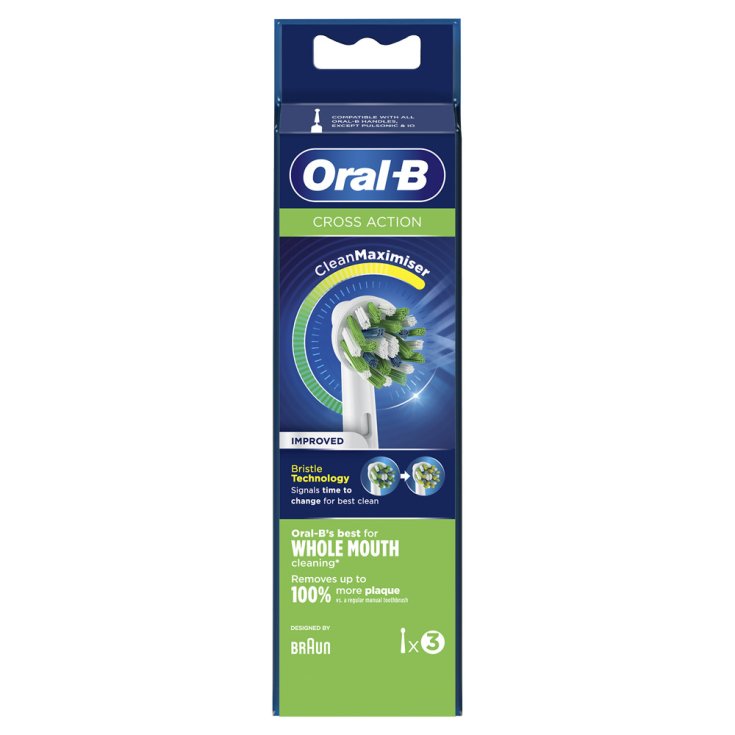 Oral-B® Cross Action Clean Maximiser Cabezales de repuesto 3 piezas