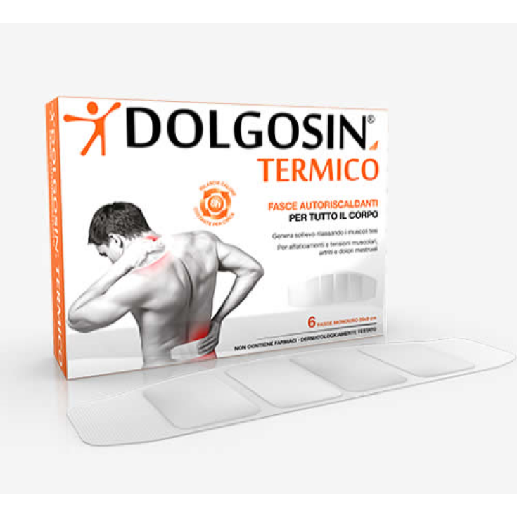 Dolgosin® Termico Bandas Autocalentables Dymalife® 6 Piezas