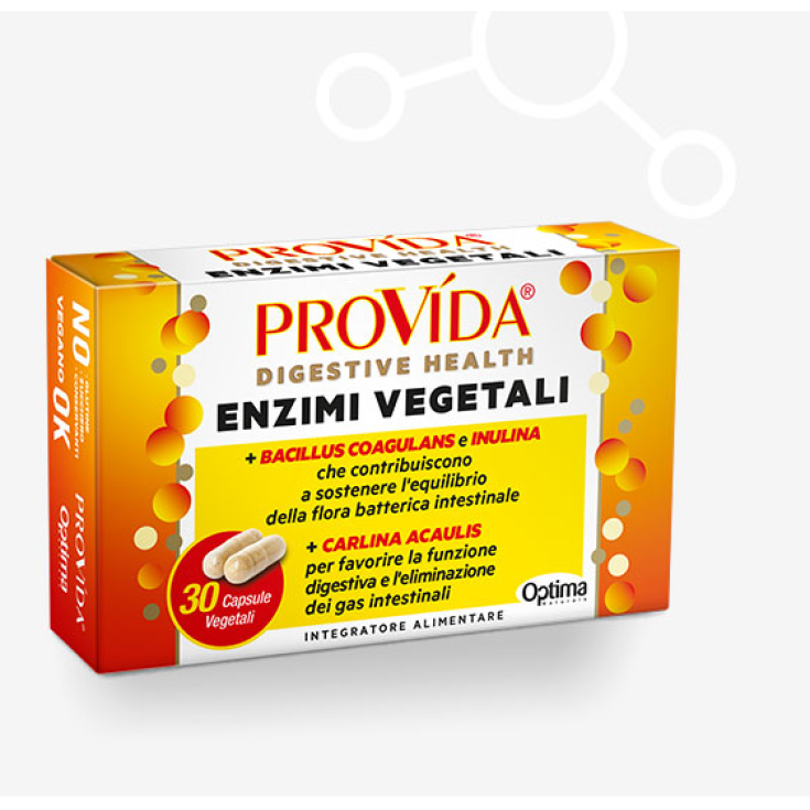 ProVída® Optima Naturals Enzimas Vegetales 30 Cápsulas