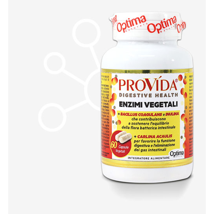 ProVída® Optima Naturals Enzimas Vegetales 60 Cápsulas