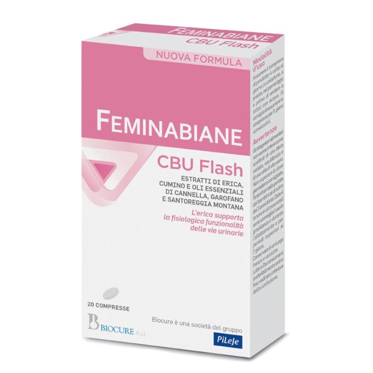 FEMINABIANE CBU Flash BIOCURE 20 Comprimidos