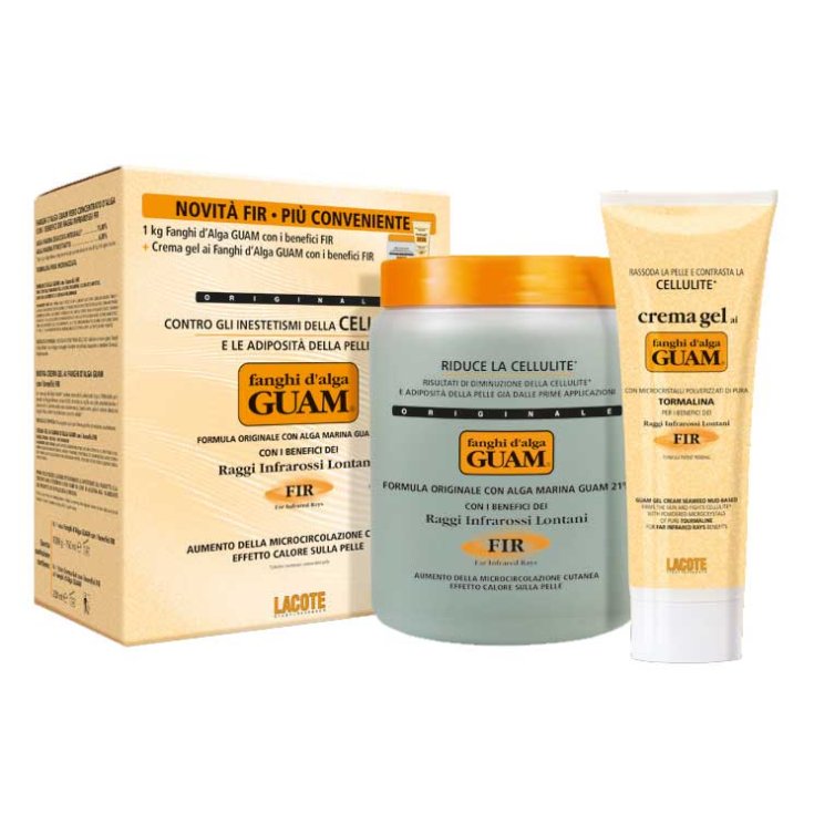 Guam FIR Barro de Algas Formato Conveniencia 1Kg + Gel Crema 200ml