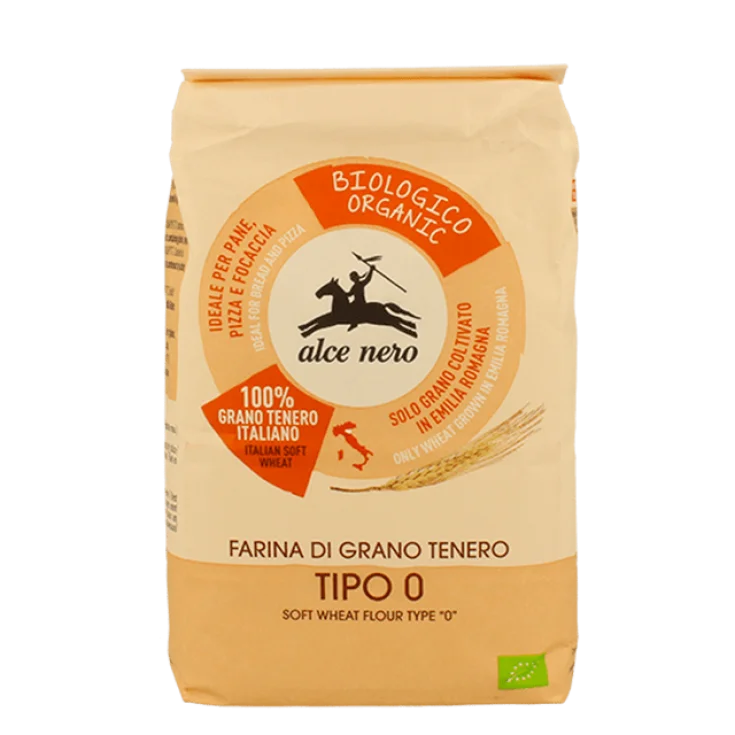 Harina De Trigo Blanda Ecológica Tipo 0 Alce Nero 1Kg
