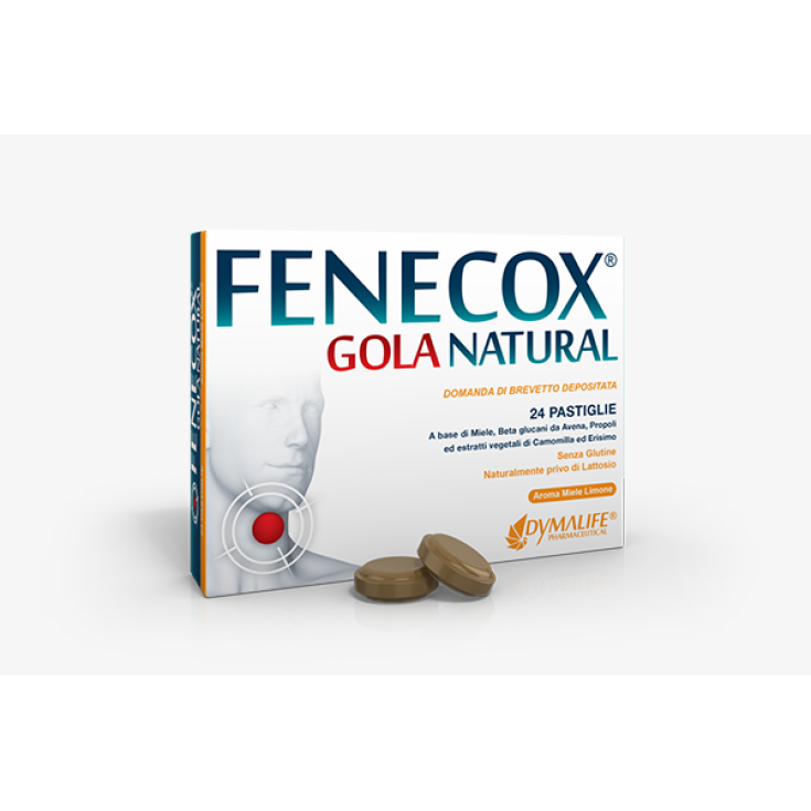 Fenecox® Garganta Natural Miel Y Limón Dymalife® 36 Comprimidos