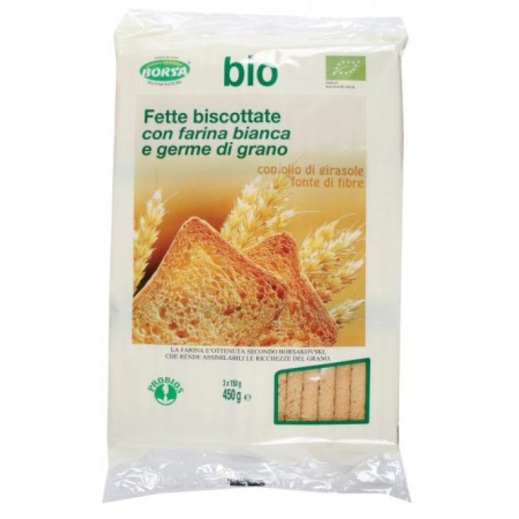 Bizcochos Harina Blanca Y Germen De Trigo Ecológico Probios 450g