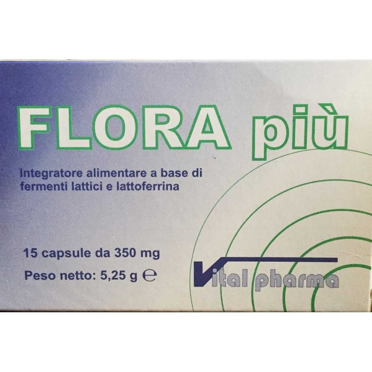Flora Piu' Vital Pharma 15 Cápsulas