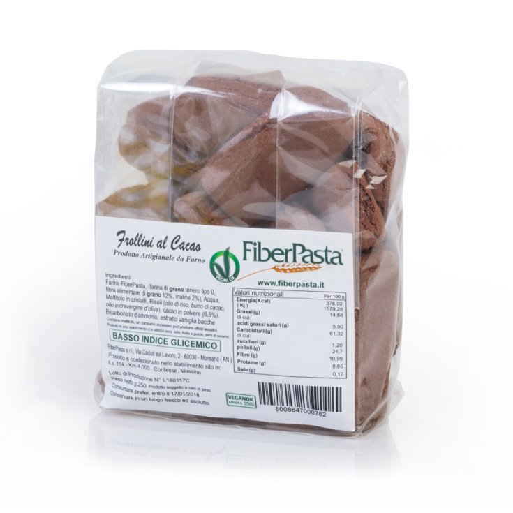 Galletas de mantequilla de cacao FiberPasta® 250g