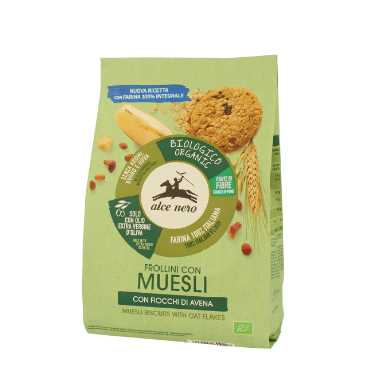 Galletas De Mantequilla Con Muesli Ecológico Alce Nero 350g