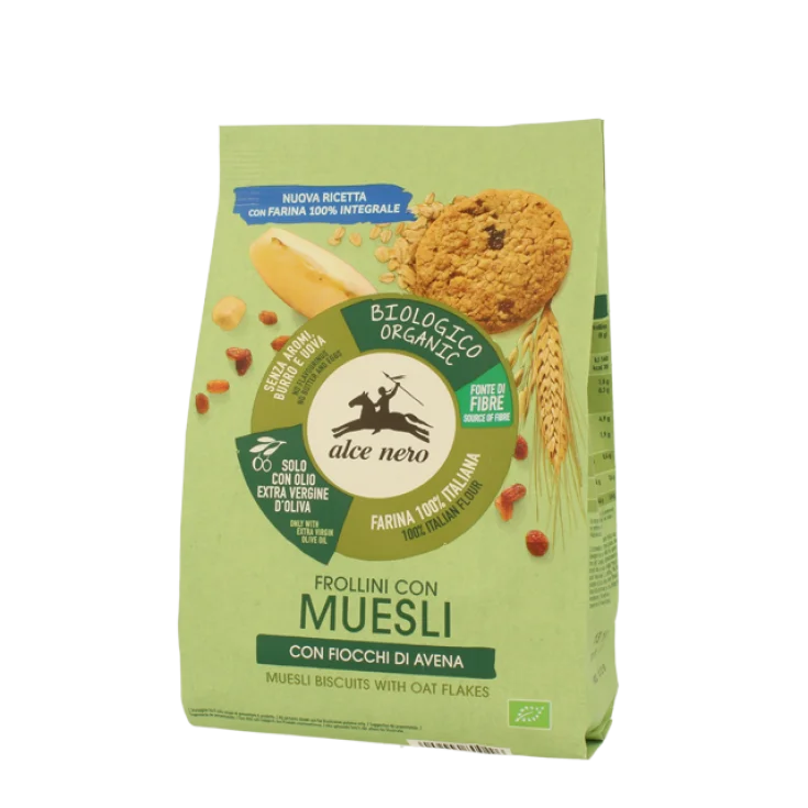 Galletas De Mantequilla Con Muesli Ecológico Alce Nero 350g