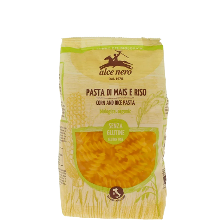 Alce Nero Fusilli Ecológico De Maíz Y Arroz 250g