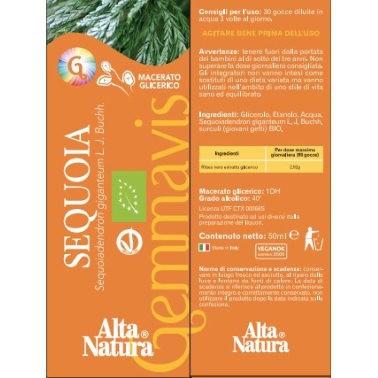 Alta Natura Gemmavis Sequoia Bud extracto 50ml