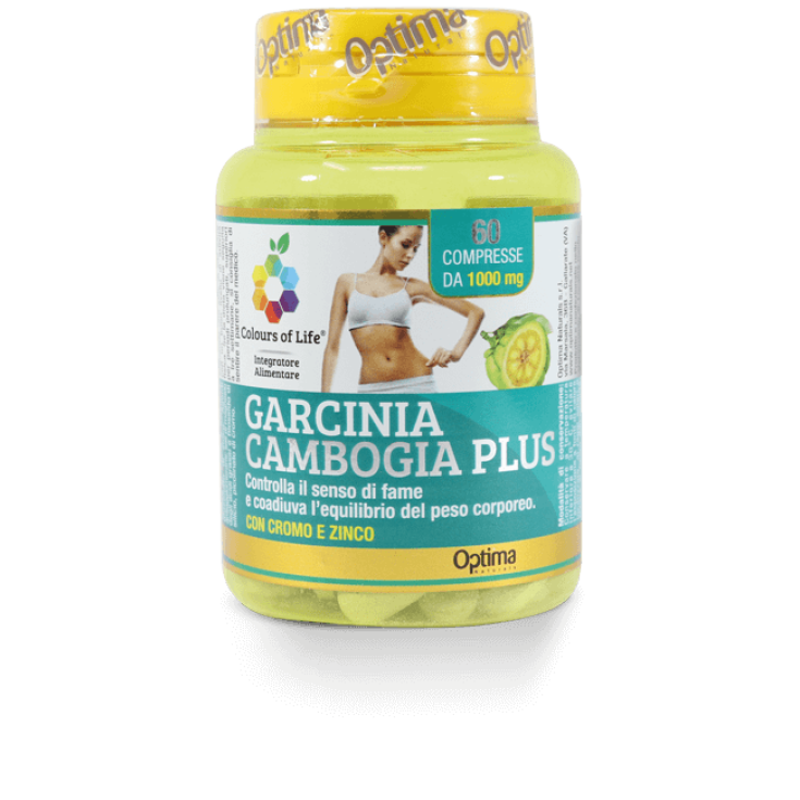 Garcinia Cambogia Plus Colors Of Life® Optima Naturals 60 Comprimidos