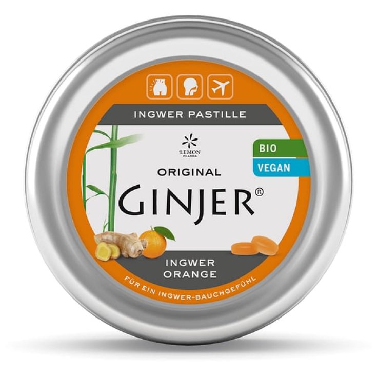 Ginjer® Naranja Limón Pharma 34 Comprimidos 40g