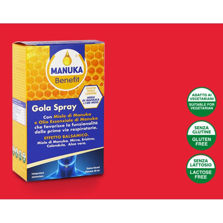 Spray Garganta Manuka Benefit® Optima Naturals 20ml