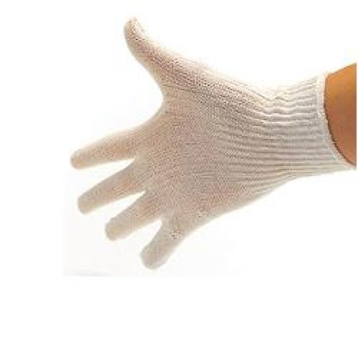 Guantes Sterilfarma® Algodón Blanco Talla 8