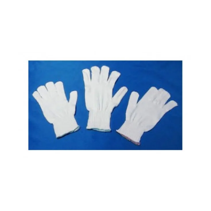 7 Guante Farmasystem Algodón Blanco