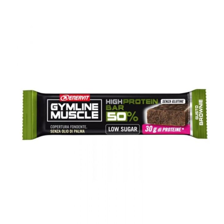 Barrita High Protein 50% Brownie Enervit Gymline Muscle 60g