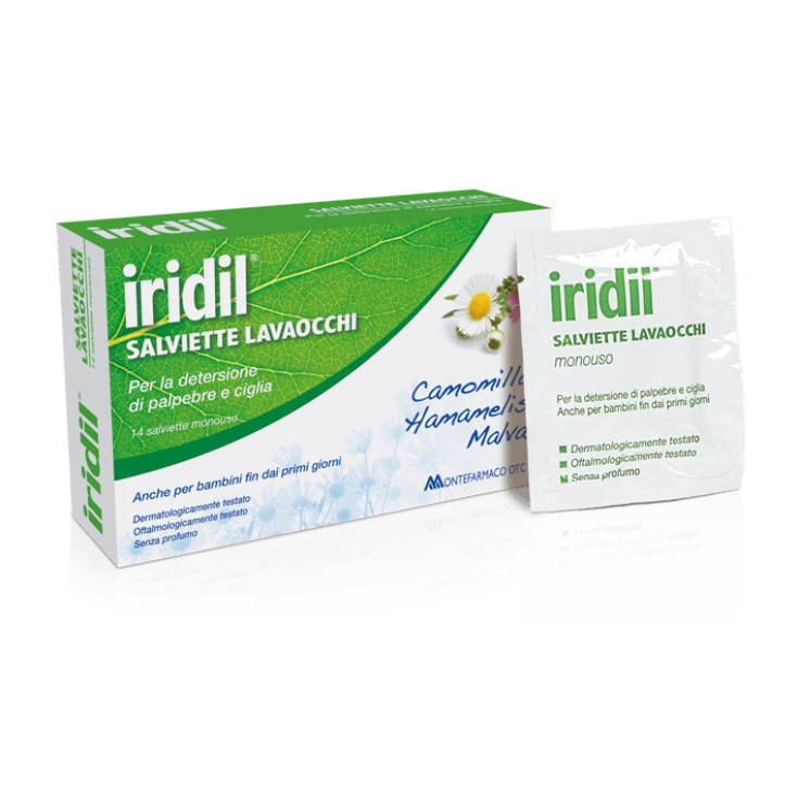 Iridil® Toallitas Lavaojos MONTEFARMACOi 14 Piezas