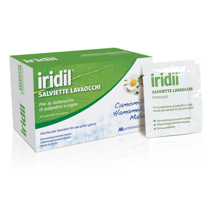 Iridil® MONTEFARMACO Toallitas Lavaojos 28 Piezas