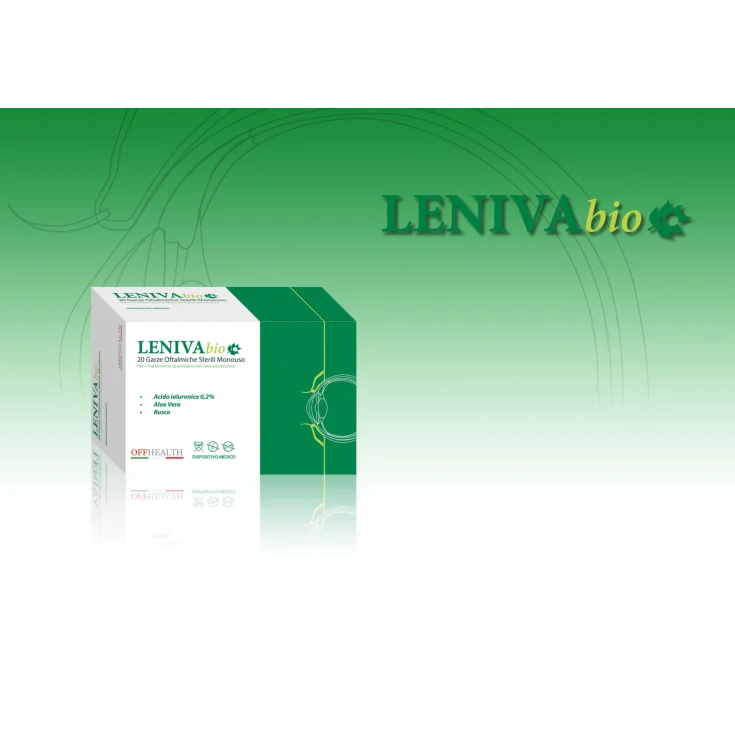 LENIVA Bio Gasa Oftálmica Desechable Estéril OFFHEALTH 20 Piezas