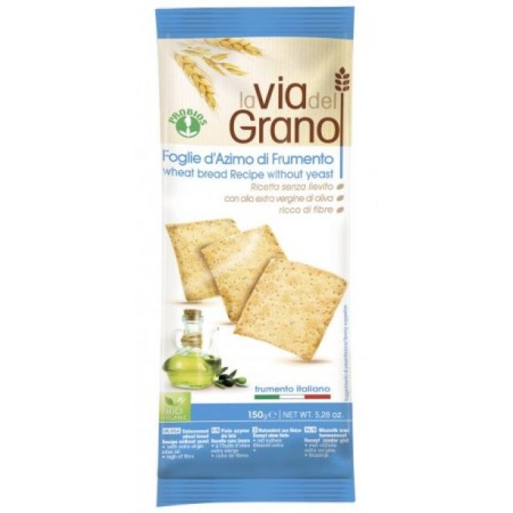 La Via Del Grano Azimo Hojas De Trigo Probios 150g