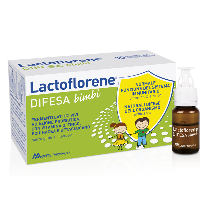 Lactoflorene® Defensa para niños MONTEFARMACO 10 Viales