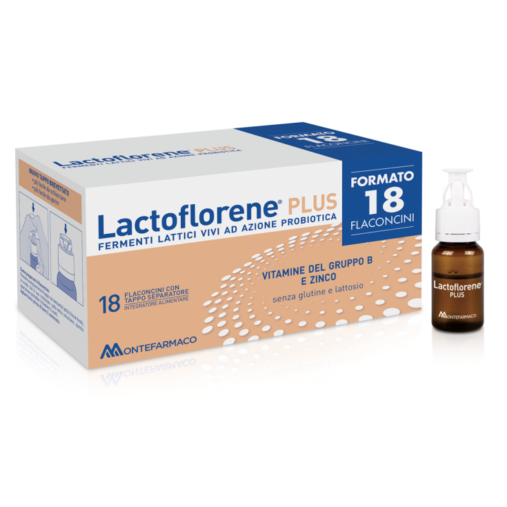 Lactoflorene® PLUS MONTEFARMACO 18 Viales de 10ml