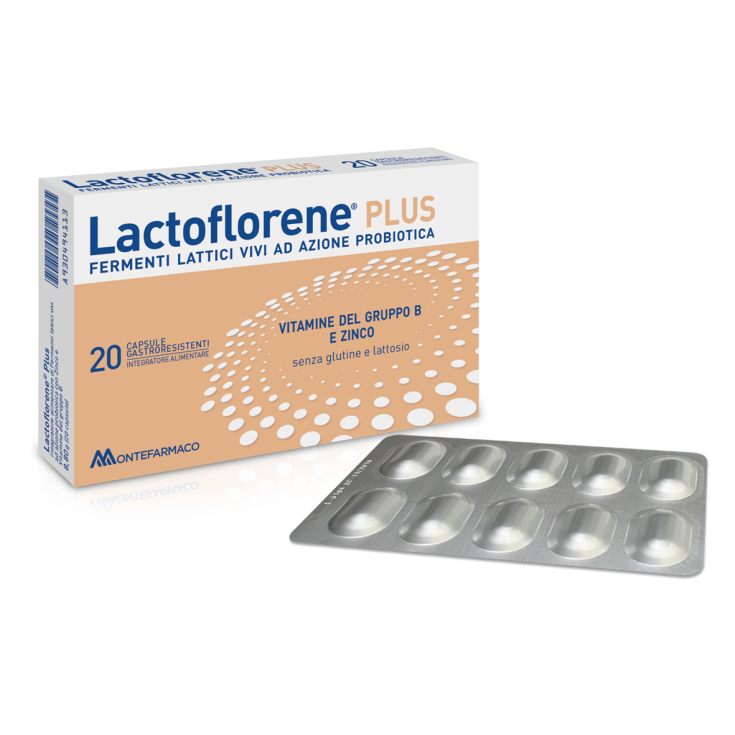 Lactoflorene® PLUS MONTEFARMACO 20 Cápsulas