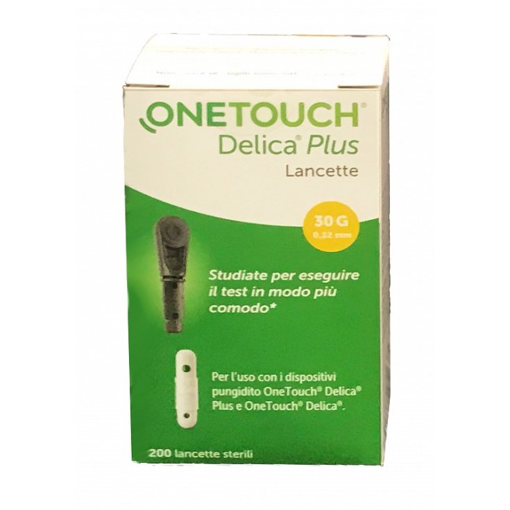 Lancetas Delica® Plus OneTouch® 200 piezas