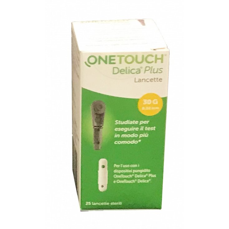Lancetas Delica® Plus OneTouch® 25 piezas