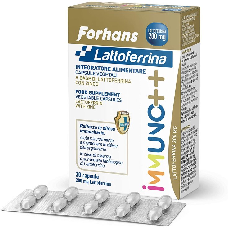 Lactoferrina IMMUNO++ Forhans 30 Cápsulas