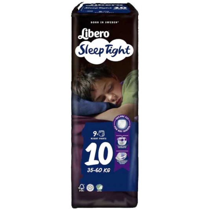 Libero SleepTight 10 Tena® 9 Piezas