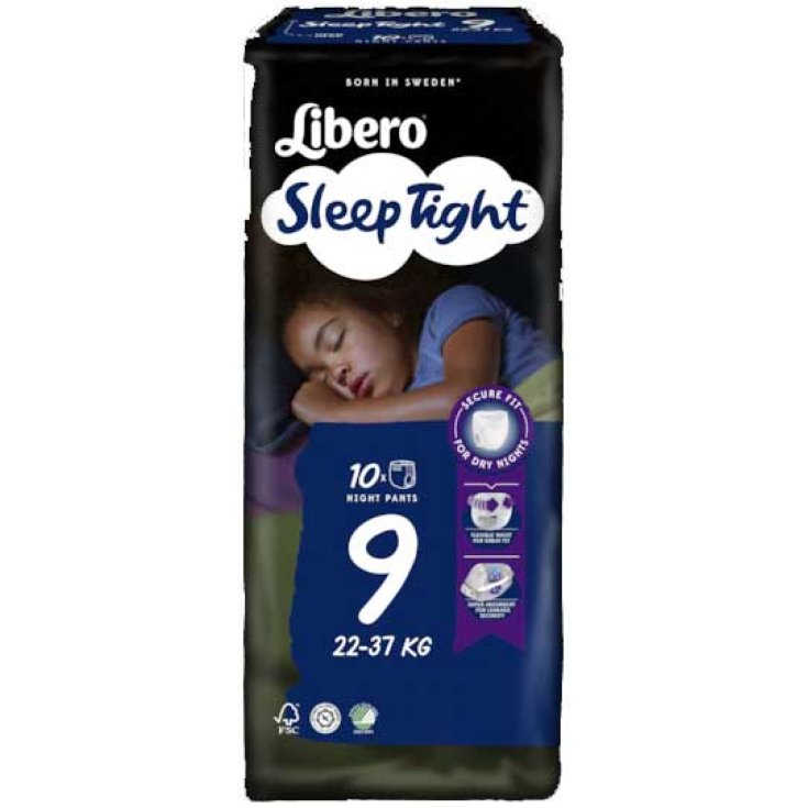 Libero SleepTight 9 Tena® 10 Piezas