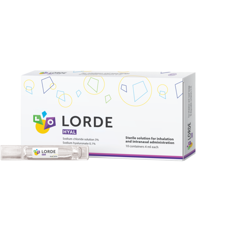 Lorde® Hyal Solución Con Cloruro De Sodio Al 3% Diaco 10x4ml